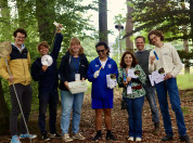 Rosan met de deelnemers van de workshop Meten is (de toekomst) weten! bij Twente University